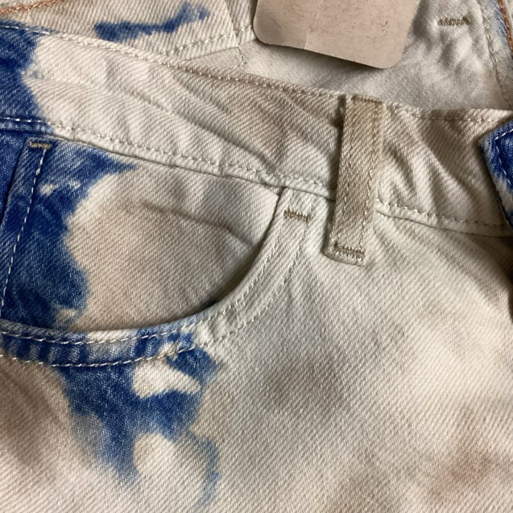 We the Free Baykan Denim Slim Straight Boyfriend Tie Dyed Denim Jeans - Picture 8 of 11
